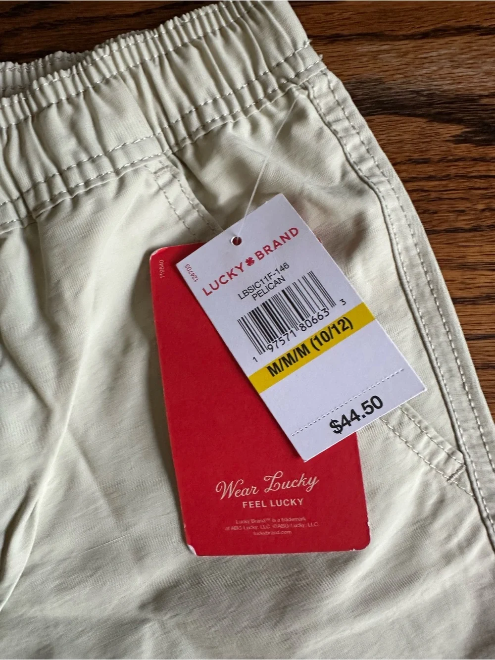 Lucky Brand Boys Pelican Quick-Dry Pull-On Shorts 10/12 NWT